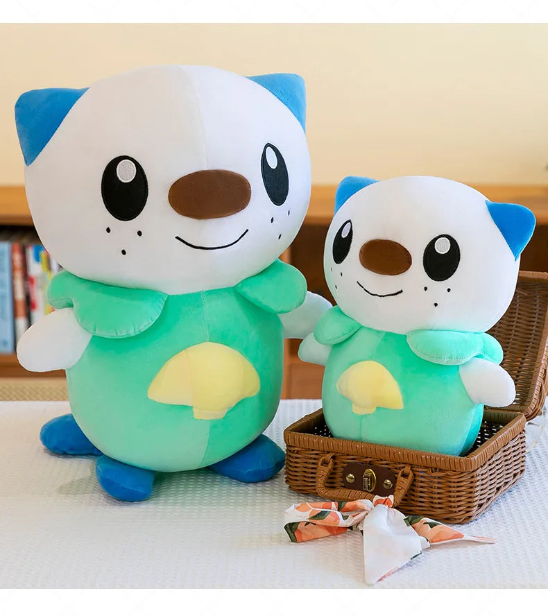 35/80cm Oshawott Pokemon Plush Toys Large Anime Doll Cute Pillow Cartoon Samurot Pokémon Plushie Stuffed Gift for Kids Christmas