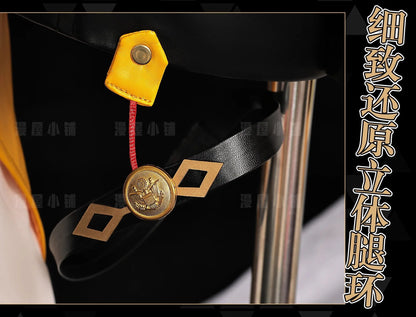 iCoser Yixuan Cosplay Costume Wig Zenless Zone Zero Uniform Headwear Yunkui Summit Halloween Party for Women Girls Festival Prop