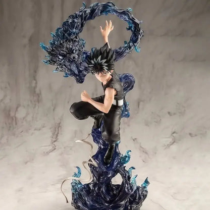 Hot Yuyu Hakusho Figures Hiei Anime Figure 24cm Pvc Statue Collection Model Room Decoration Dolls Boys Birthday Toys Gifts