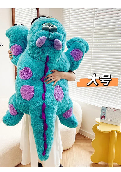 130cm Big Size Disney James P. Sullivan Cartoon Anime Plush Stuffed Doll Room Plushies Pillow Ornaments Children's Holiday Gifts