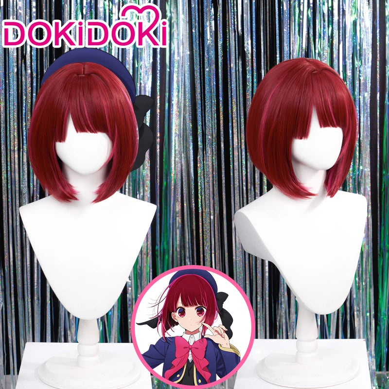 IN STOCK Hoshino Ai Aqua Akuamarin Ruby Rubii Arima Kana Kurokawa Akan Wig Anime Oshi Cosplay DokiDoki Cosplay Wig Cap Oshi