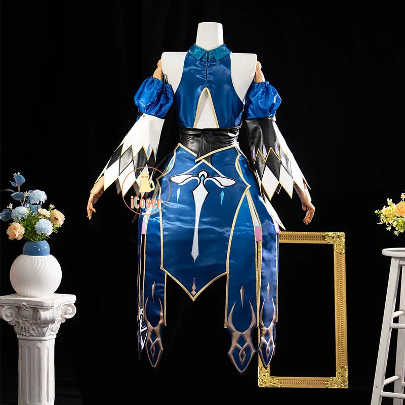 Honkai Star Rail Cerydra Cosplay Costume Wig Dress Uniform Outfit Carnival Props Halloween Party Women Girls Festival Role Play