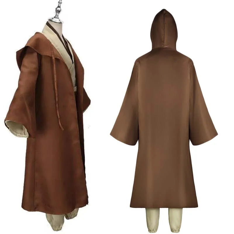 HOMCHEE TRENDS Obi Wan Kenobi Adult Men Nylon Elastane Cosplay Set