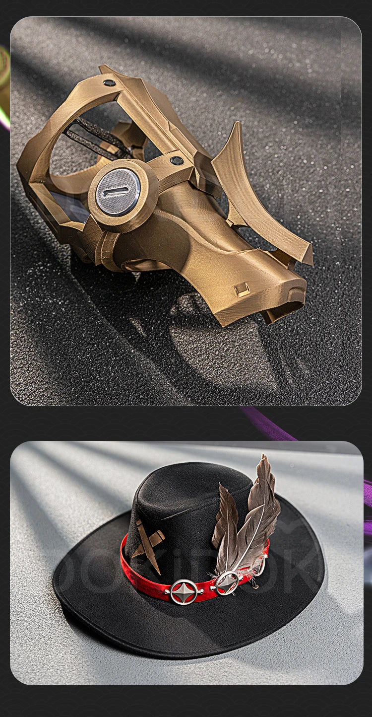 IN STOCK Boothill Cosplay Costume Game Honkai: Star Rail【S-2XL】DokiDoki-SR Men Halloween HSR Boothill Hat Armor Plus Size