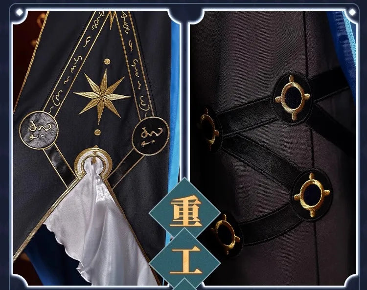 Honkai Star Rail Anaxa Cosplay Costume Wig Uniform Outfit Anaxagoras Grove of Epiphany Amphoreus Carnival Halloween Women Men