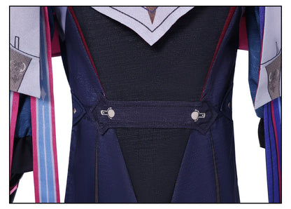 Wuthering Waves Brant Cosplay Costume Wig Uniform Hat Necklace Troupe of Fools Rinascita Carnival Halloween Party for Women Men