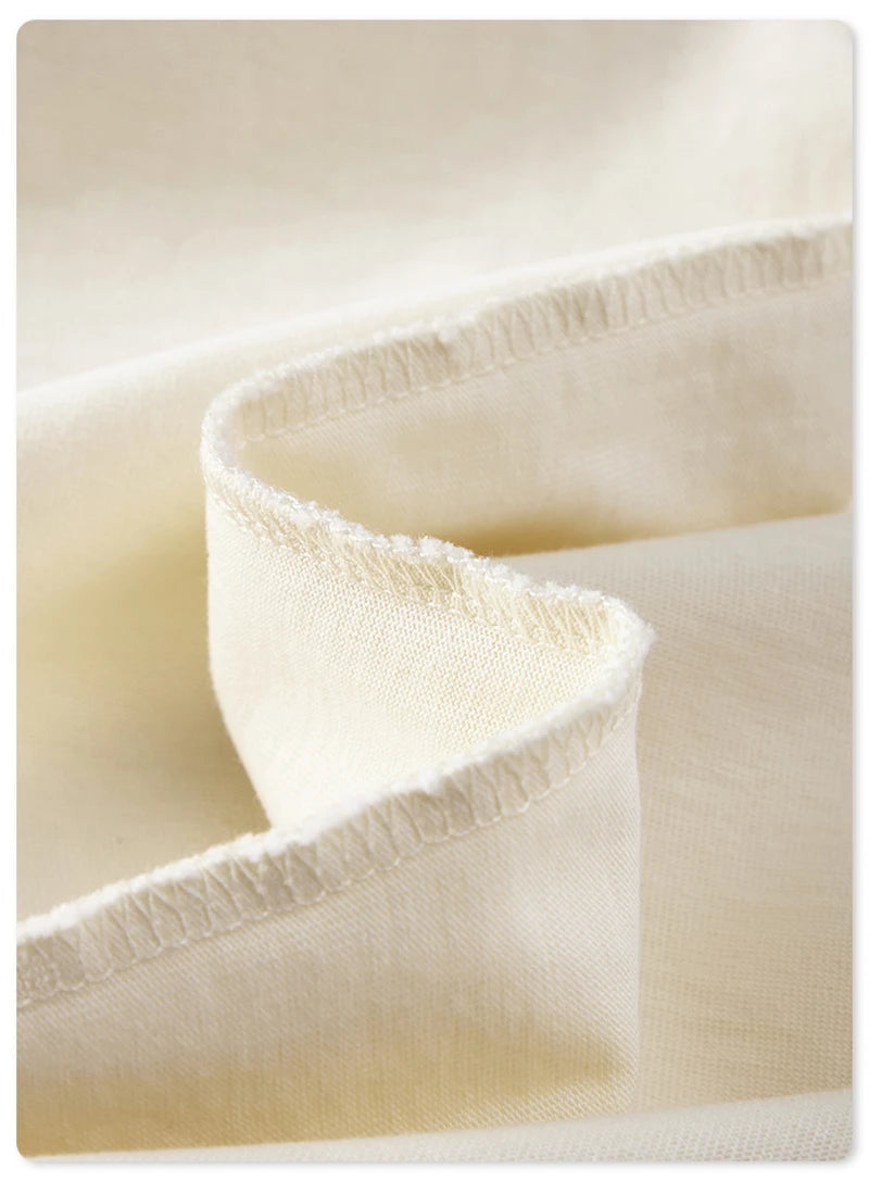 ZODF Trendy Summer 260gsm Cotton Oversized T Shirts For Men Unisex Male Kanye West High Street Solid Tees Brand Tops HY0122