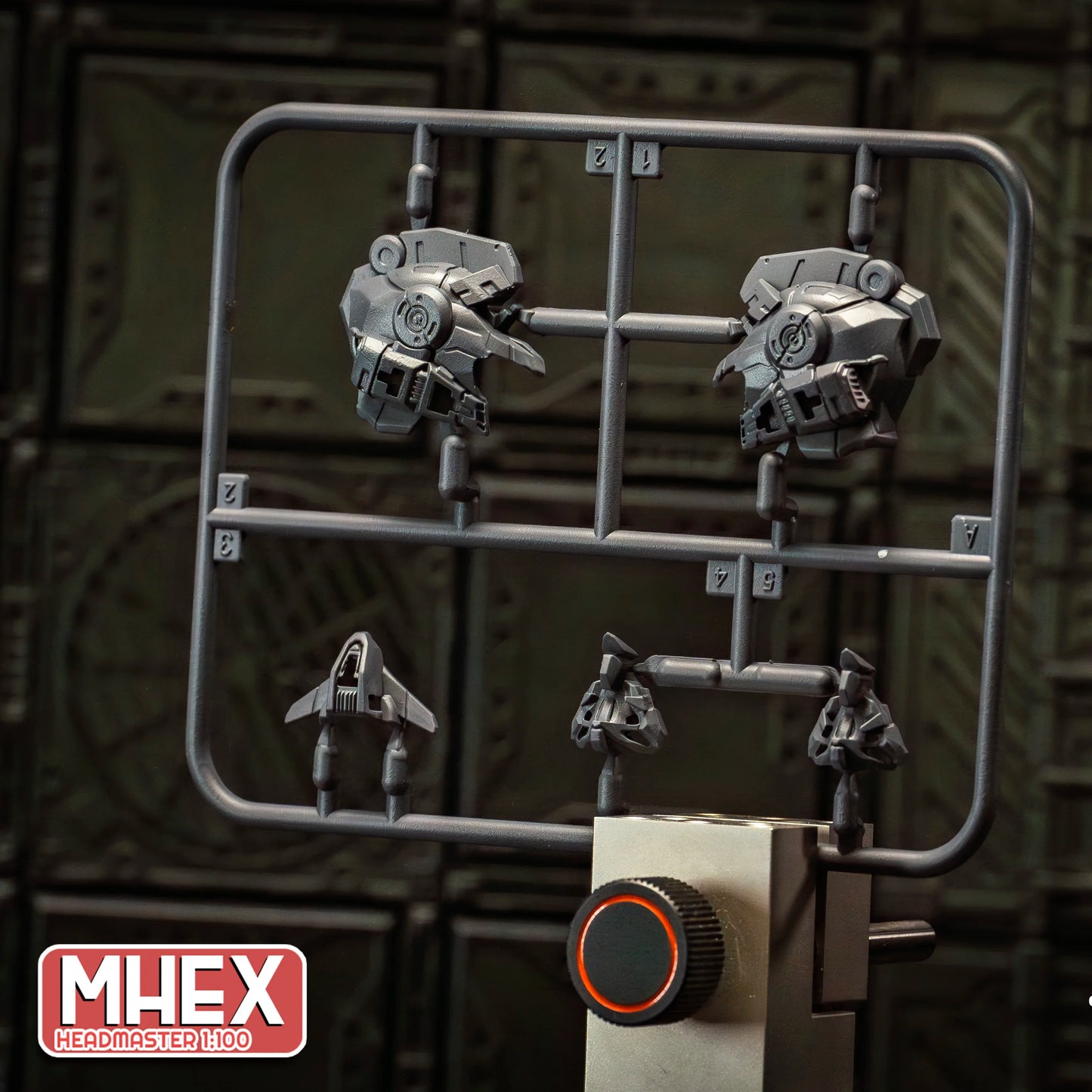 Minerva Hobby LINGXUZI Head Carving Replace Head For MG Barbatos Sky Defender Assembly Model Kit Toy GK Model Accessory Gift