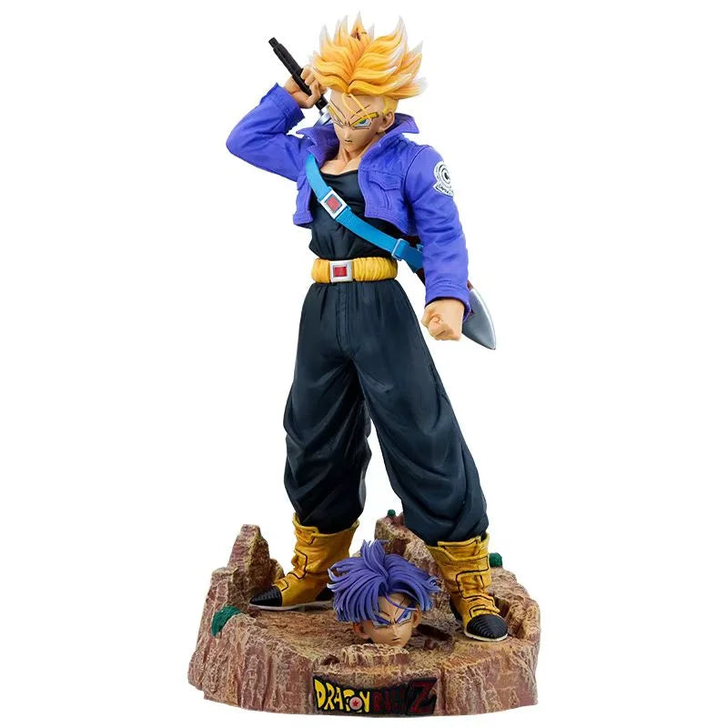 2025 48cm Dragon Ball Z Anime Figurine Trunks Figure Super Saiyan Trunks Pvc Model Statue Doll Collection Decoration Toys Gifts