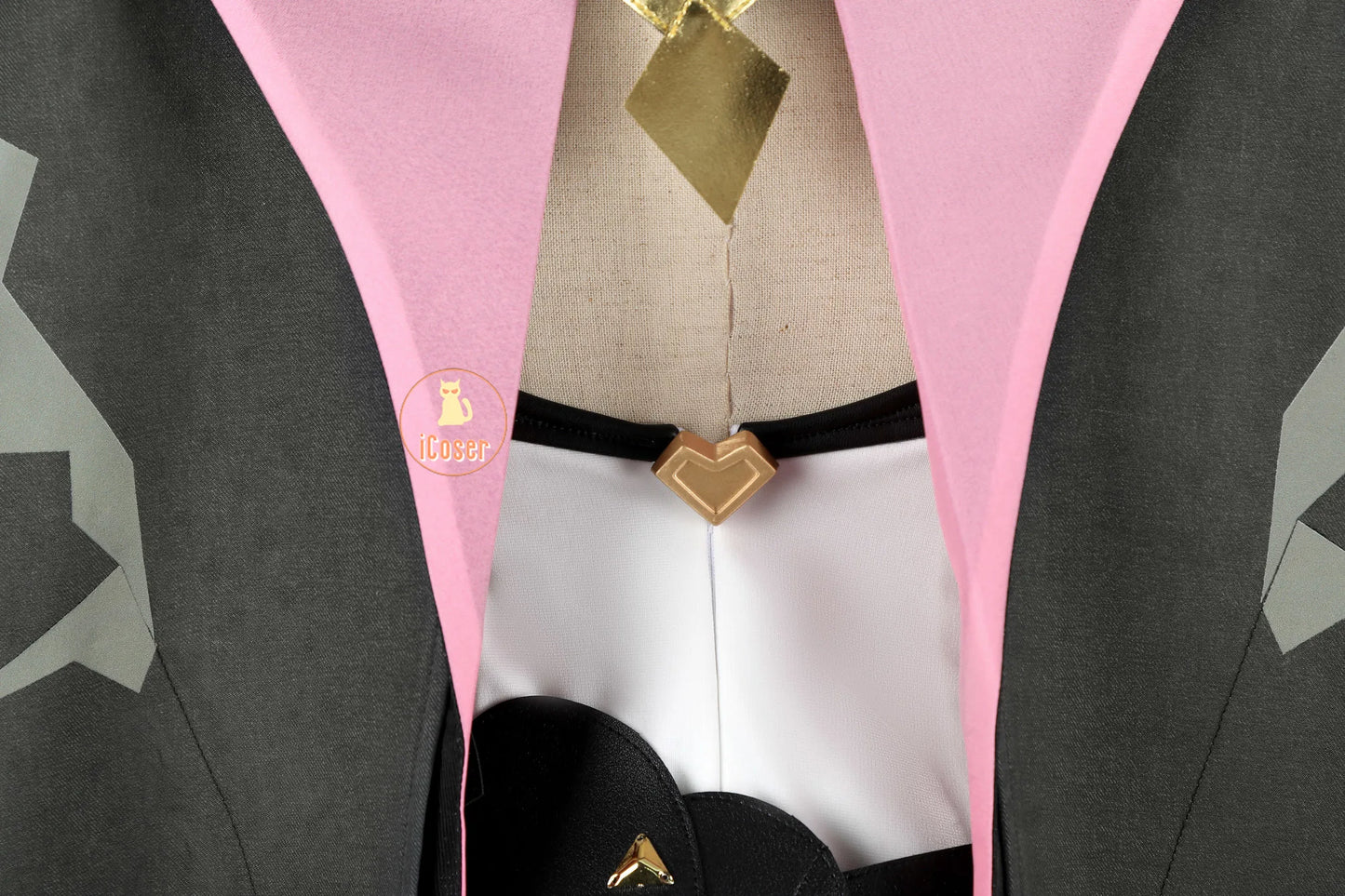 Genshin Impact Jahoda Cosplay Costume Wig Uniform Cloak Hat Glasses Headwear Outfit Halloween Party for Women Girls Props iCoser