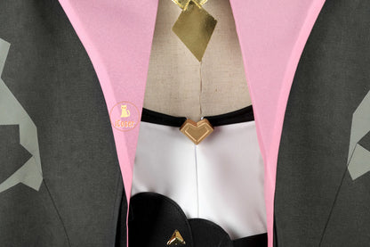 Genshin Impact Jahoda Cosplay Costume Wig Uniform Cloak Hat Glasses Headwear Outfit Halloween Party for Women Girls Props iCoser