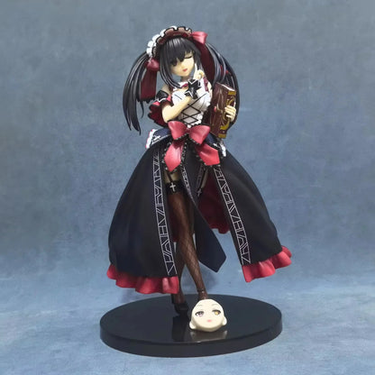 Date A Live Tokisaki Kurumi Shiguretei Nightmare Dress Standing Pose Anime Figure Boxed Collectible Model Decoration Ornament