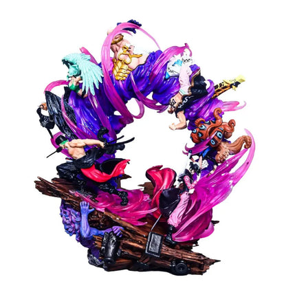 Hot One Piece Anime Figures Zoro Gk Figurine Onigashima King Of Hell Action Figure Pvc Statue Model Decoration Gift Toys