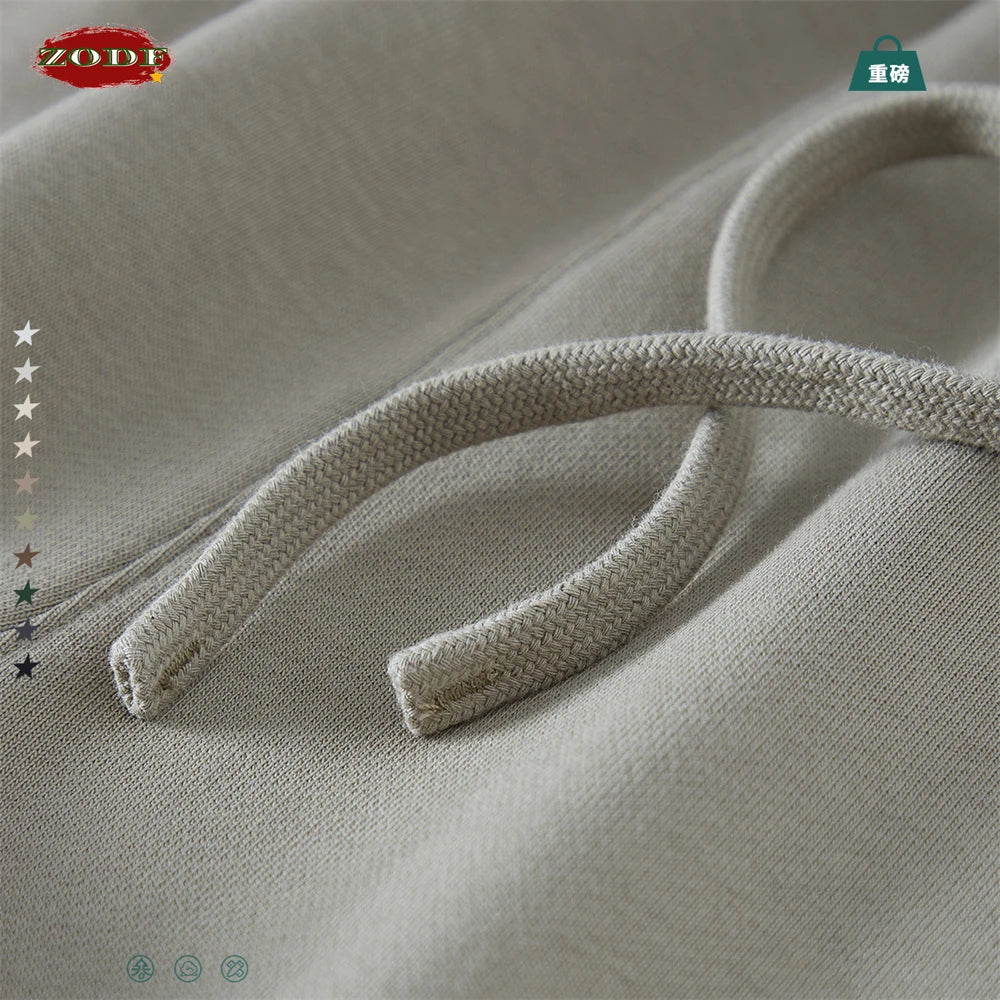 ZODF New Men Heavy Weight 440gsm Solid Sweatpants Unisex Loose Basic Casual Comfortable Sport Pants Joggers Streetwears HY0628