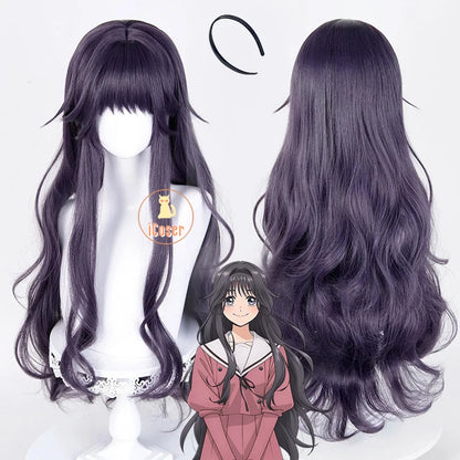 Anime The Fragrant Flower Blooms with Dignity Kaoruko Waguri Cosplay Costume Wig Red JK Skirt School Uniform for Women Girls Cos