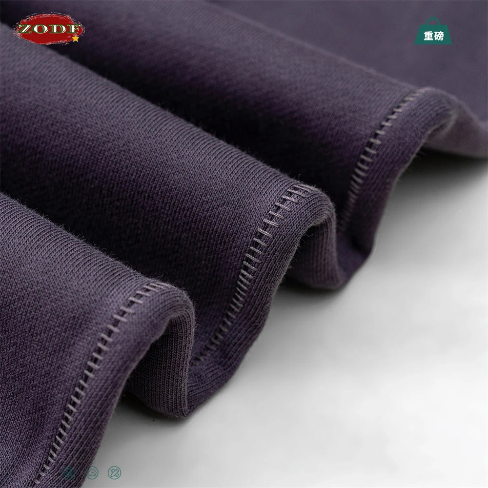 ZODF 2024 Autumn Winter Unisex Solid Sweatpants Heavyweight 440gsm Casual Loose Fit Sport Joggers HY0890
