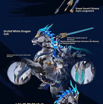 Bandai Zhao Yun Model Kit 1/10 Scale ABS Mecha Skeleton