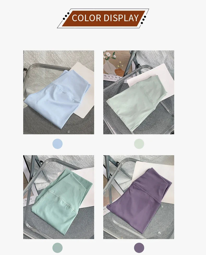 Summer Hot Sale High Waist Yoga Leggings Breathable Quick Drying Fitness Running Cycling Workout Pants