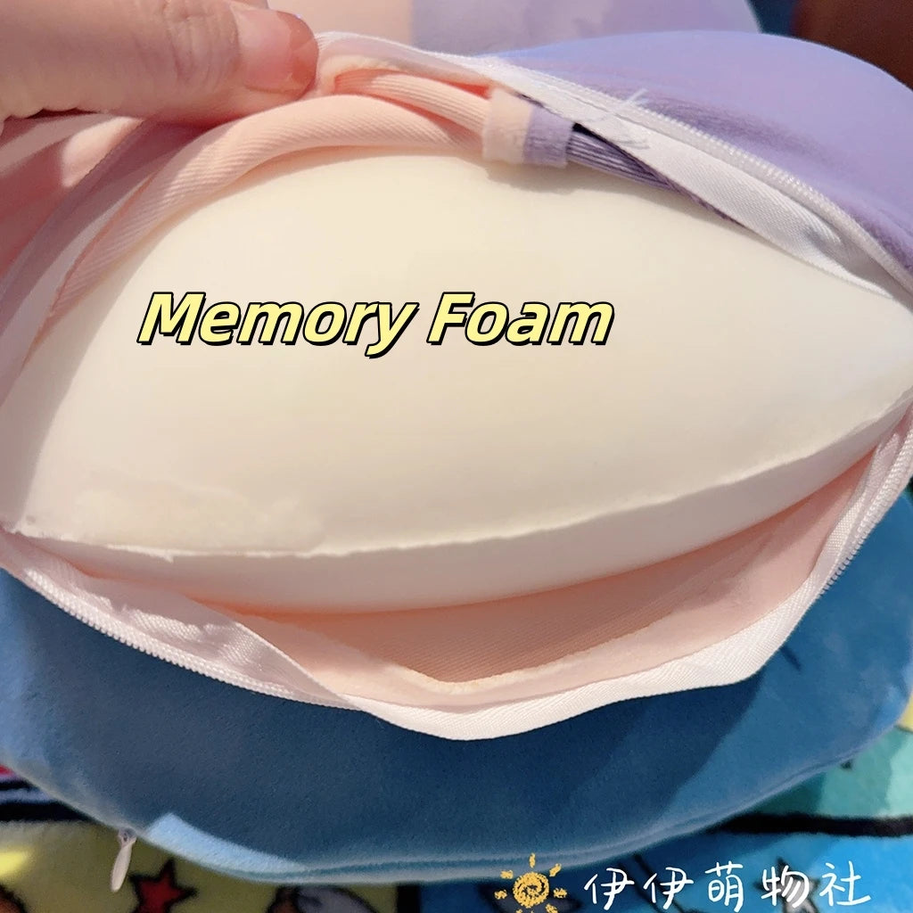 Memory Foam Cartoon Crayon Shin Chan U-shaped Pillow Travel Portable Neck Pillow Office Slow Rebound Napping Pillow Washable