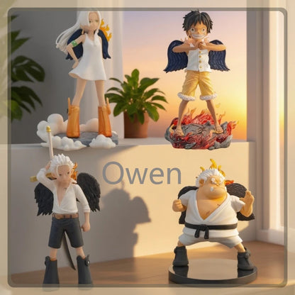 Cute Pacifist Seraph Comic ONE PIECE Anime S-Eagle Figurine S-Snake Action Figures PVC S-Luffy Model Collection Statue Toys Gift