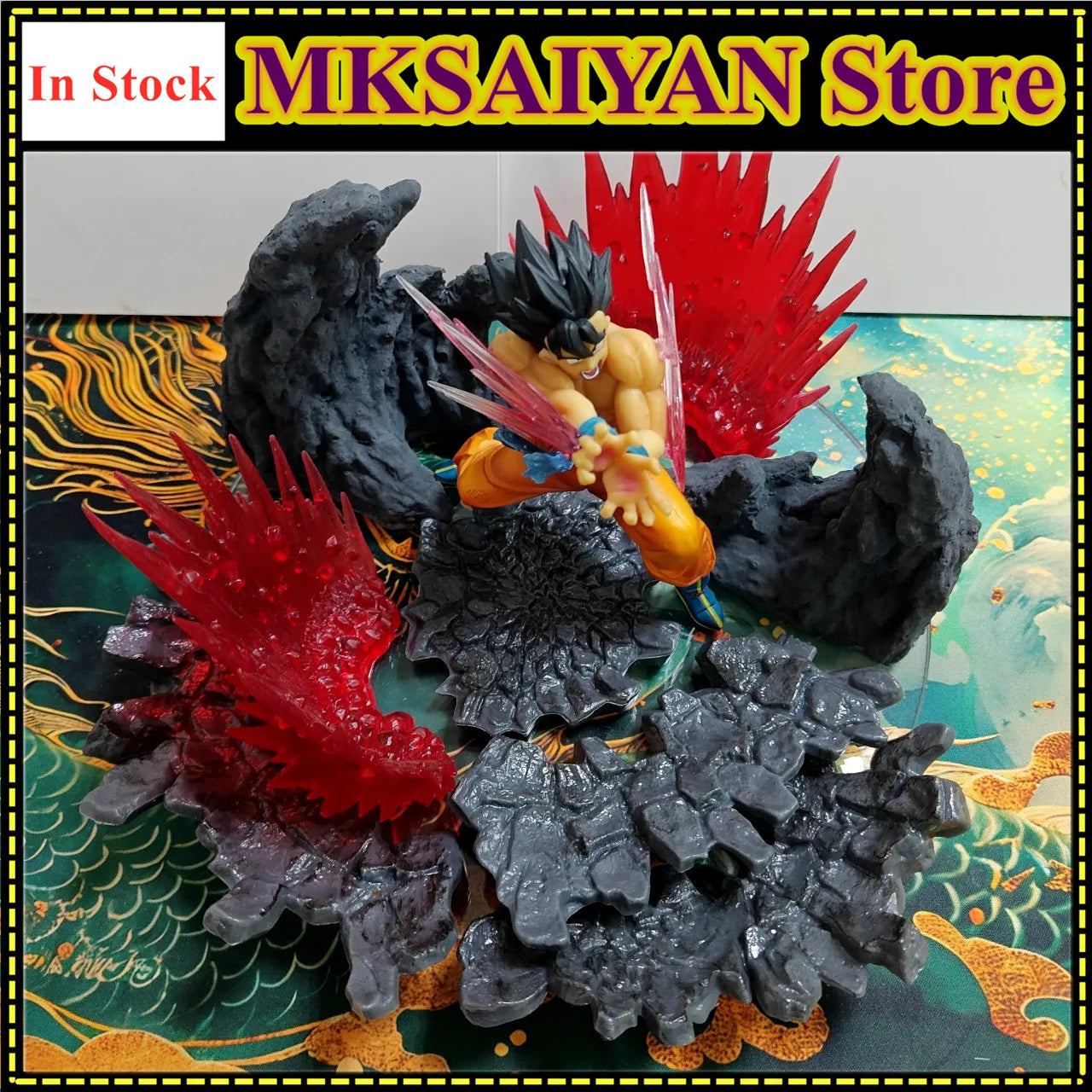 DBZ Son Goku Kamehameha Anime Figure Toys PVC Model Collection Dragon Ball Z DIY Effects Action Figurine Gift