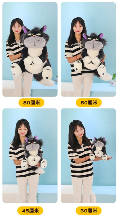 30-60cm Genuine Disney Lucifer Plush Toy Kawaii Stuffed Animal Plush Toys Japan Figaro Cinderella's Cat kids girl Birthday Gifts