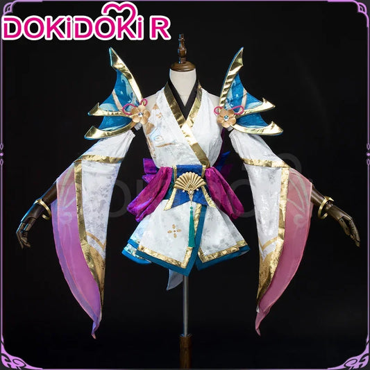 Lux Luxannaa Cosplay Costume Game DokiDoki-R Women Spirit Blossom Costume Lux Cosplay Dress Halloween