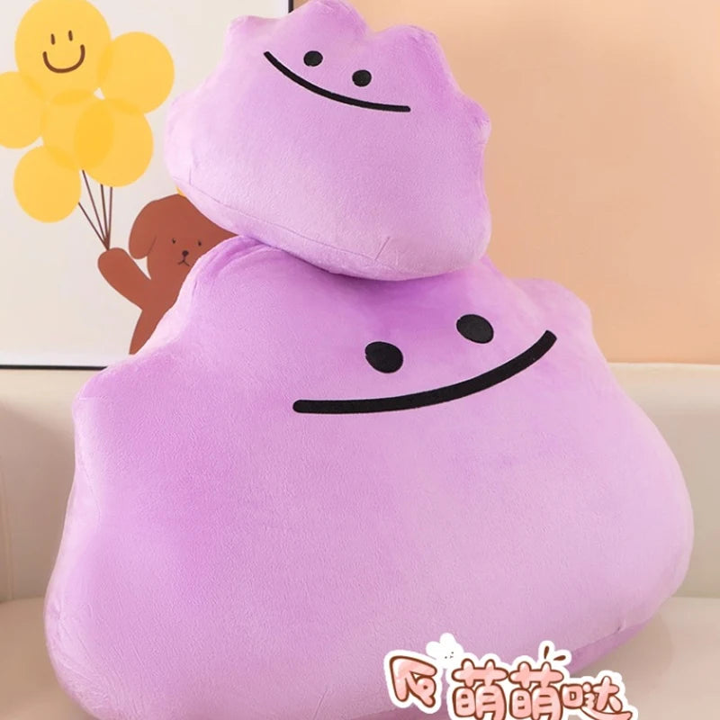 30/60cm Cartoon Large Ditto Pillow Pokemon Plush Toys Doll Cute Ornament Stuffed Plushie Kawaii Sofa Pokémon Gift for Children