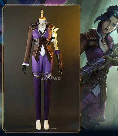 UWOWO Collab Series： League of Legends/LOL: Caitlyn Sheriff of Piltover Cosplay Costume
