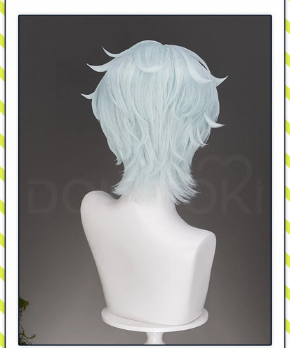 IN STOCK Dahlia Ifa Wig Game Genshin Impact DokiDoki Men Pink Hair Mondstadt Ifa Cosplay Dahlia Book Prop Free Wig Cap