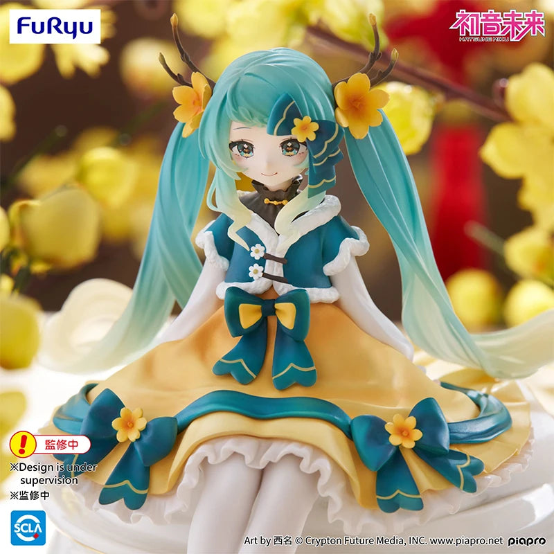 Bandai Hatsune Miku 14CM PVC Model 2025 Spring Festival Ver