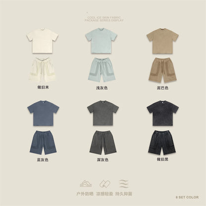 ZODF Retro 2024 Summer Men Washed Cotton T-Shirts  Unisex Women 310gsm Distressed Hem Loose Edge T Shirt Brand Tees HY0808