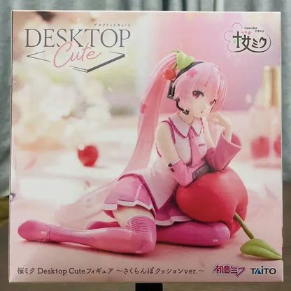 Bandai Hatsune Miku Cherry Pillow Ver 13CM PVC Model