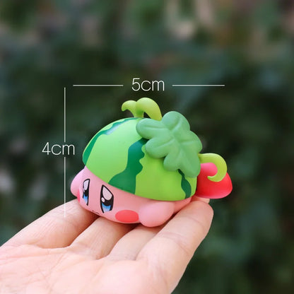 Hot 6Pcs/Set Star Kirby Anime Figure Toys with Kirby Cartoon PVC Cute Action Figure Doll Toy Gift