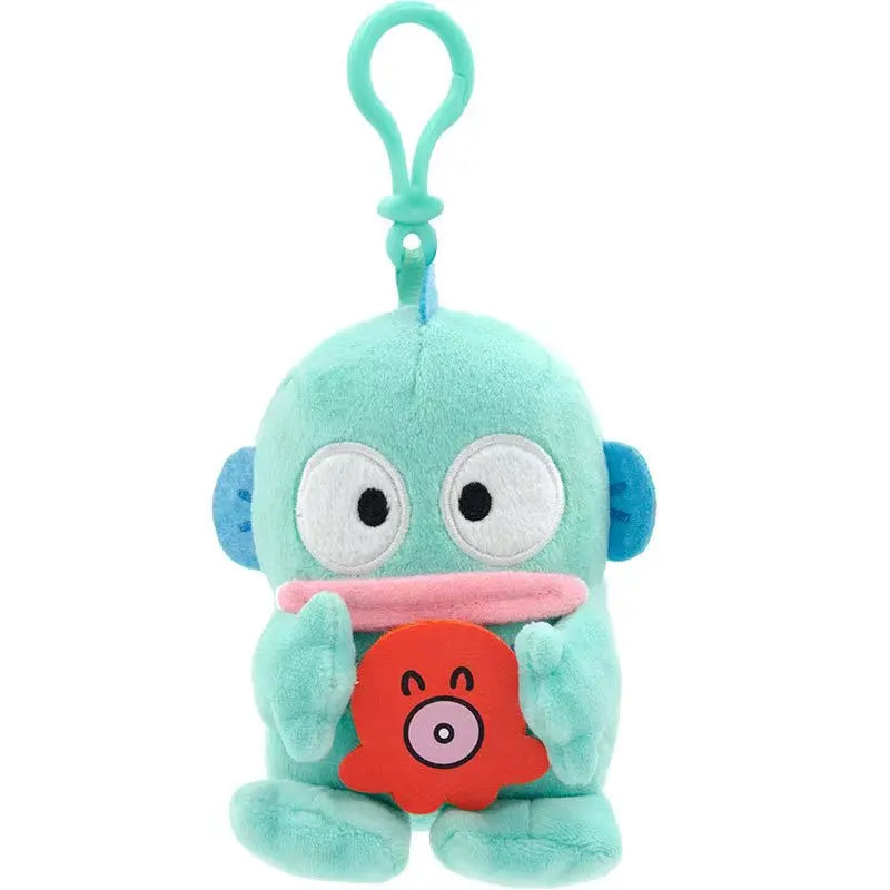 Sanrio Hangyodon Plush Keychain Soft Stuffed Cartoon Doll Pendant Kawaii Bag Charm Gift for Girls Kids - Height 13cm 4