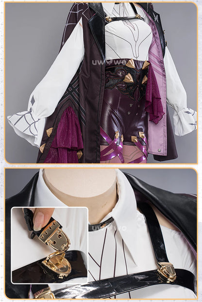 IN STOCK  UWOWO Cosplay Kafka Honkai: Star Rail Kafka Cosplay Costume スターレイル Honkai Impact Cosplay Role Play Outfit