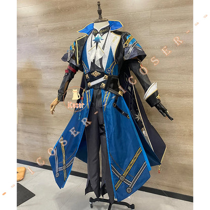 iCoser Honkai Star Rail Anaxa Cosplay Costume Wig Uniform Outfit Anaxagoras Grove of Epiphany Amphoreus Halloween for Women Men
