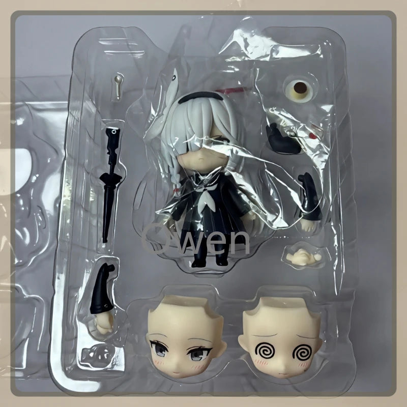 Anime A.R.O.N.A Prana Figurine Blue Archive 10cm Cute Girl Figures Multiple Accessories PVC Model Collection Toys Birthday Gifts