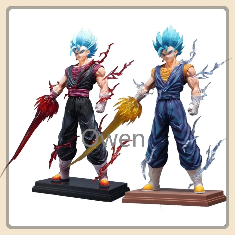Anime Dragon Ball Figurine Super Saiyan Vegetto Combat Action Figures PVC Statue Collection Model Birthday Decoration Toys Gifts