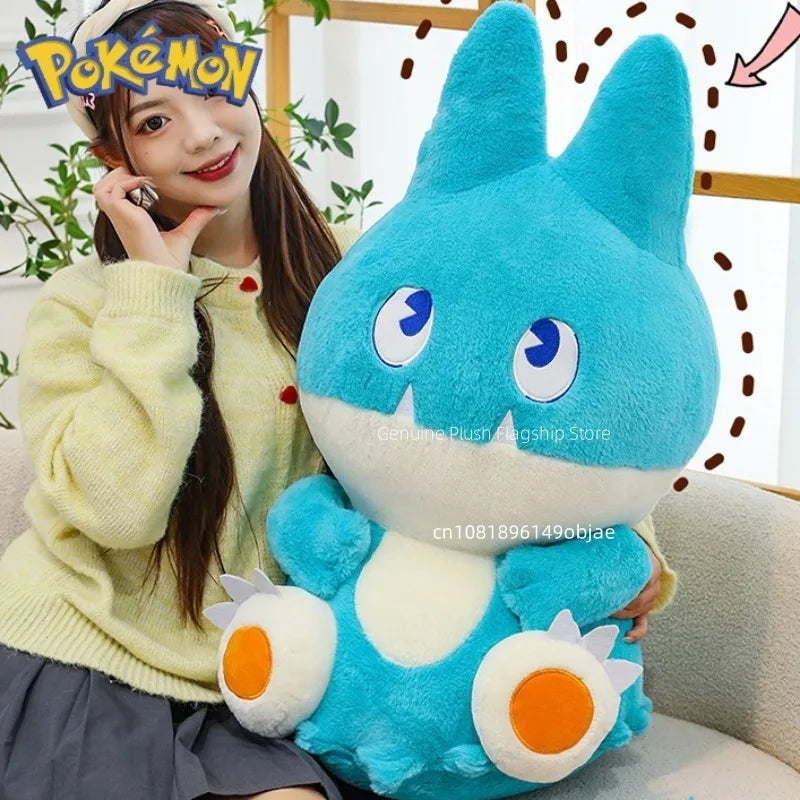45/60/80cm Big Size Pokemon Snow Lax Anime Plush Stuffed Doll Room Decoration Plushies Kawaii Pillow Ornaments Children's Gifts