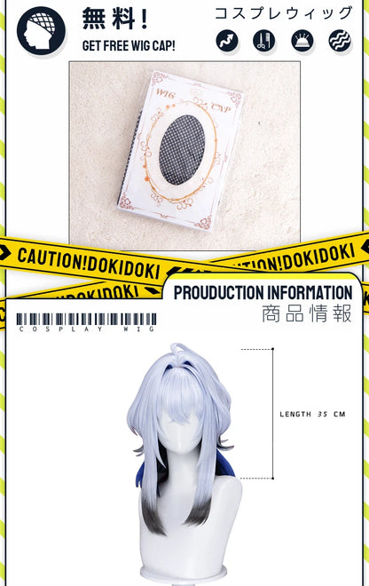 IN STOCK Luuk Hcrsscn Galbrenr Zani Ciaccona Camellya Scar Danjin Youhu Wig Game Wuthering Waves DokiDoki Women Men Wig Free Cap