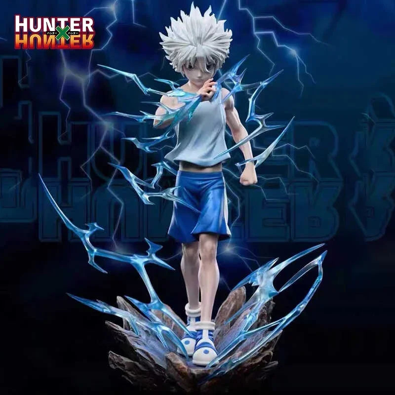 23cm Hunter Anime Figures Killua Zoldyck Figure Manga Action Figure Pvc Model Statue Collection Decoration Toys Gift Ornaments