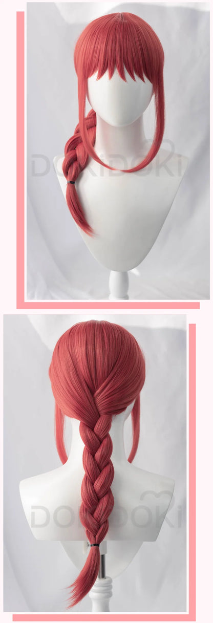 IN STOCK Powerr Hayakawaa Himenoo Makimaa Denjii Rezee Quanxii Angel Devil Yoshidaa Wig Anime DokiDoki Women Free Wig Cap