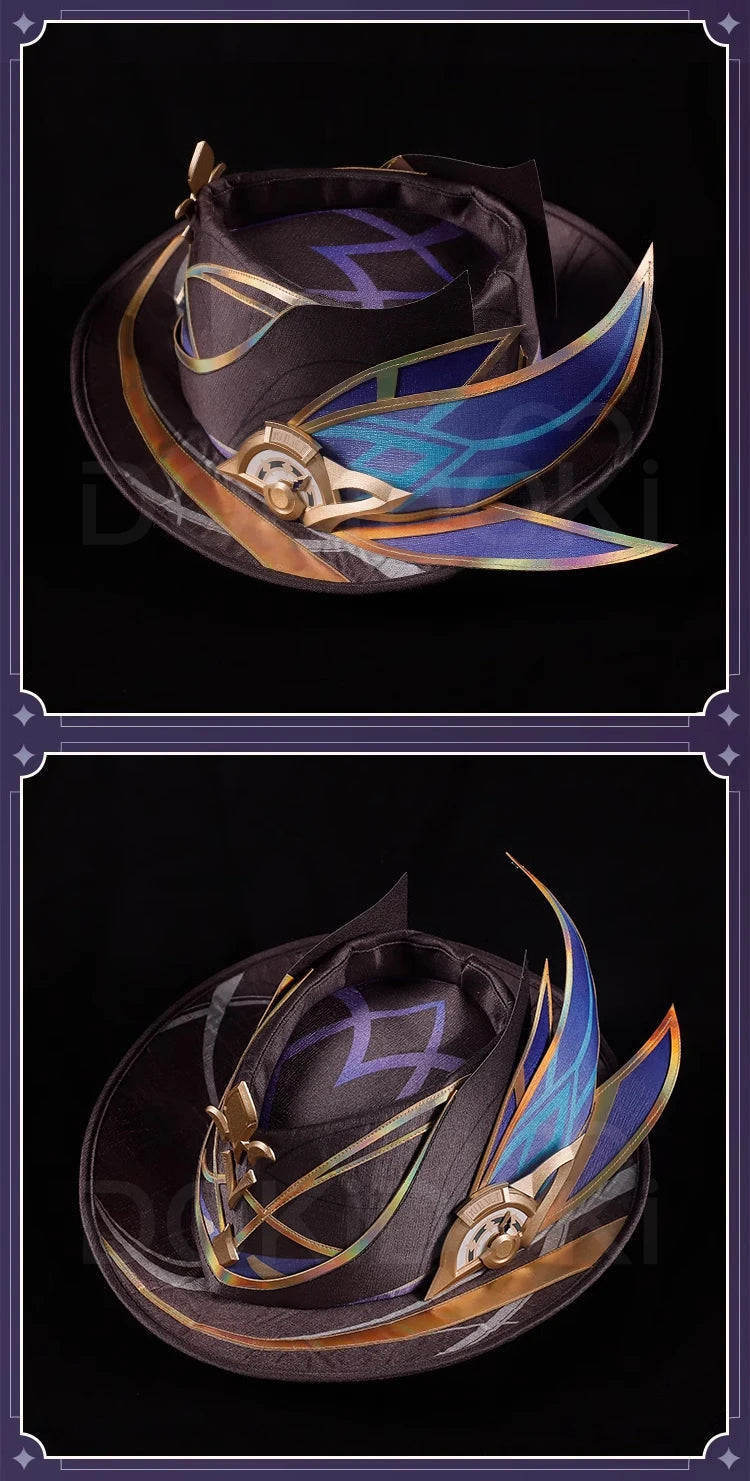 Stelle/Caelus Trailblazer Hat Cosplay Props Game Honkai: Star Rail Cosplay DokiDoki Watchmake Hat Trailblazer Cosplay Props