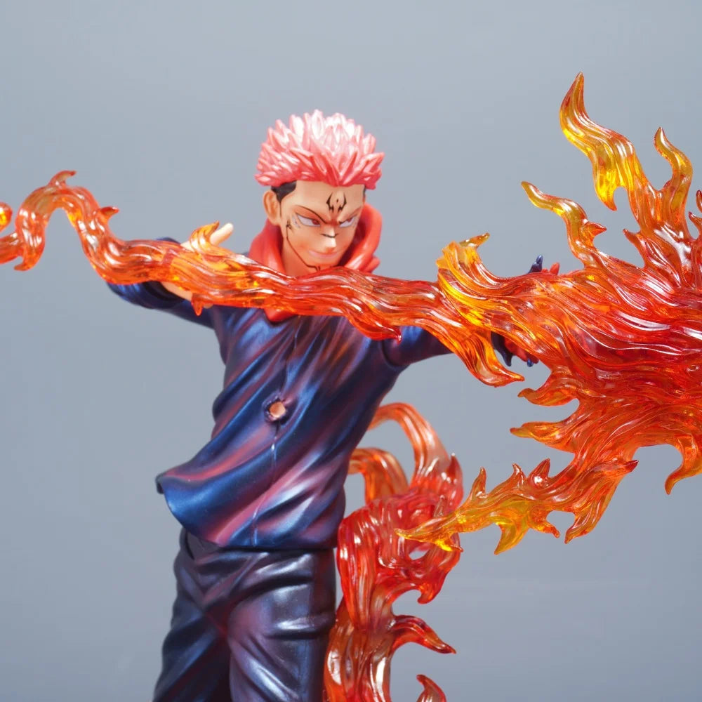 30cm Anime Jujutsu Kaisen Ryomen Sukuna PVC Action Figure Statue Desktop Ornament Model Toy Gift - With Box