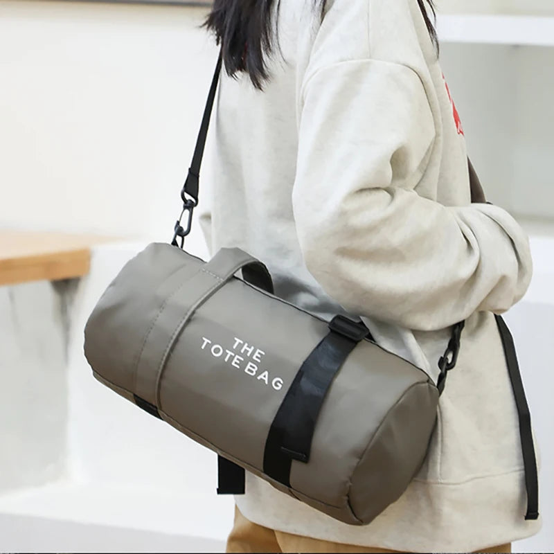 Small Fashion Gym Fitness Bag for Women – Yoga Sports Travel Weekender Mini Shoulder Duffle Handbag