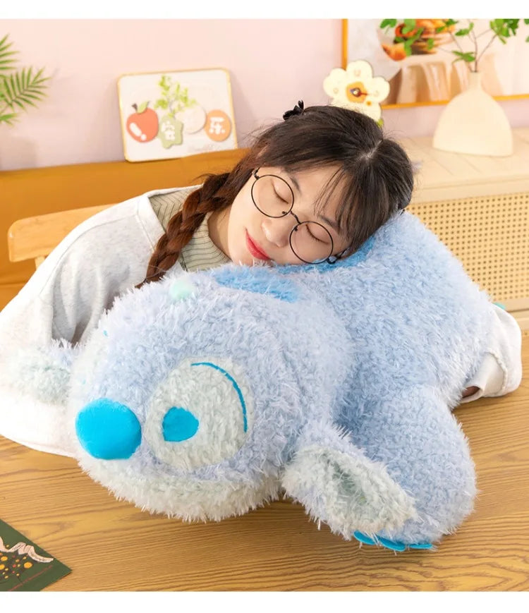 50/70cm Big Size Disney Stitch Pooh Bear Cartoon Anime Plush Stuffed Doll Room Decoration Stuffed Animal Pillow Ornamental Gift