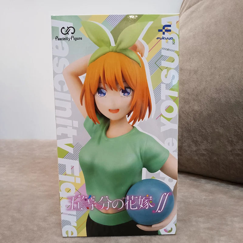 Bandai Fukuya Fascinity The Quintessential Quintuplets Ichika Nino Miku Yotsuba Itsuki 17CM PVC Model