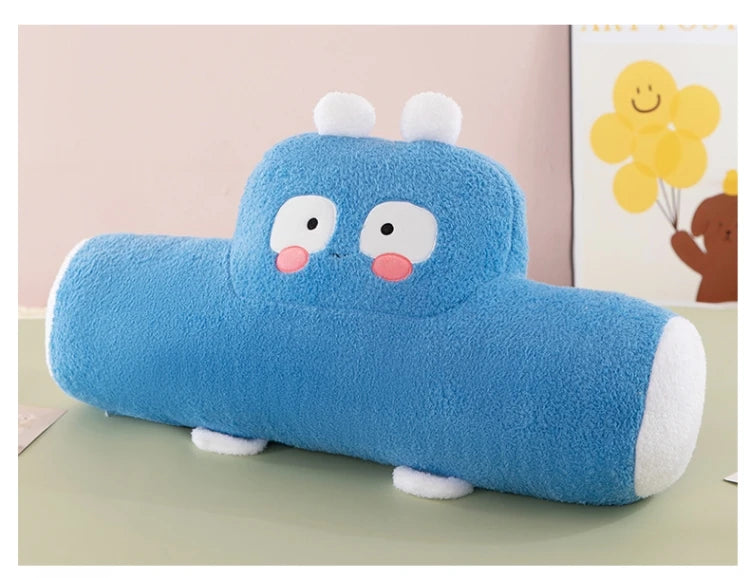 New Cute Car Cushion Office Seat Lumbar Support Creative Sofa Pillow Multifunctional Foot Cushion Nap Pillow