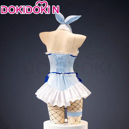 IN STOCK Kitagawa Marin Cosplay Costume Anime Cosplay DokiDoki-N Blue Bunny Girl Costume Marin Sexy Dress Rabbit Ears